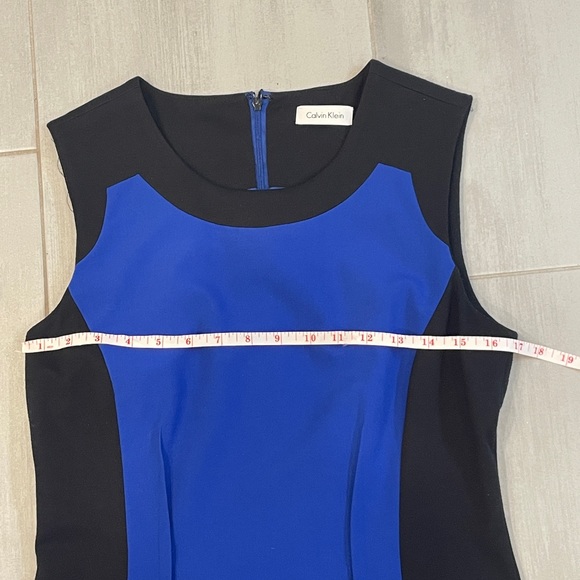 Calvin Klein Fitted Sheath Sleeveless with Stretch Dress - Picture 7 of 9